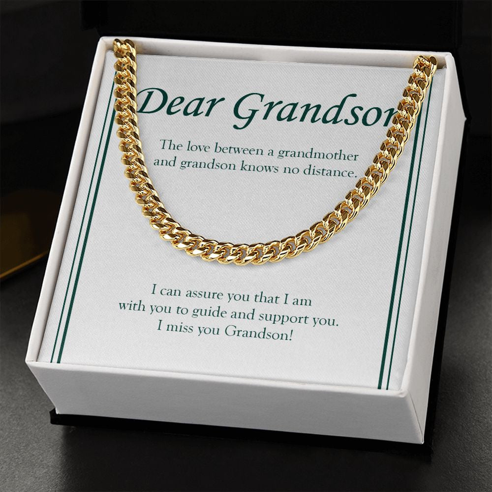 To Guide And Support You cuban link chain gold standard box