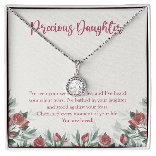 Cherish Every Moment eternal hope necklace front