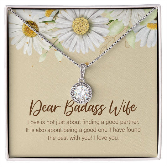 Being a Good Partner eternal hope necklace front
