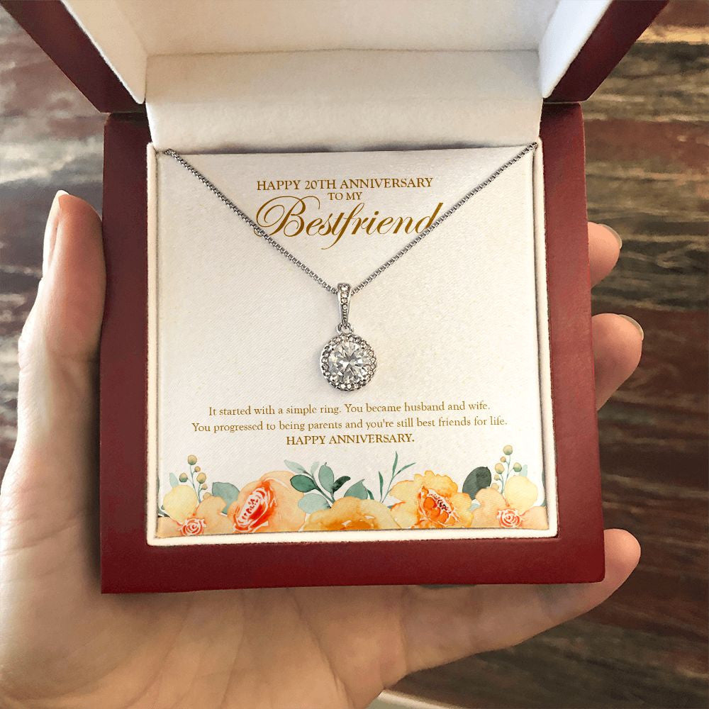 It Started As Simple Ring eternal hope necklace luxury led box hand holding