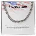Big Salute To You cuban link chain silver front