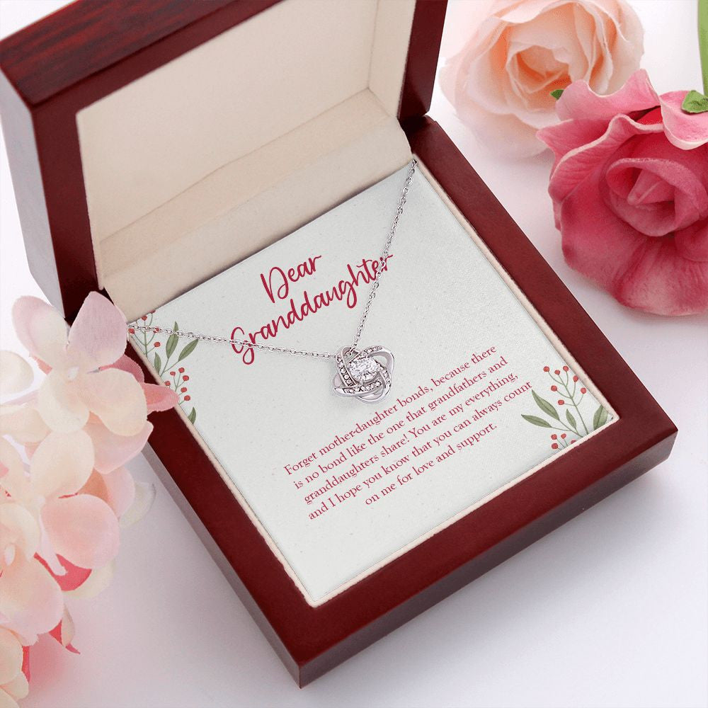 Count Me For Love And Support love knot pendant luxury led box red flowers