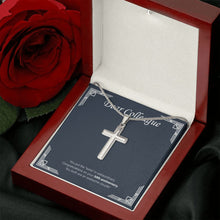 Load image into Gallery viewer, Extra In Extraordinary stainless steel cross luxury led box rose
