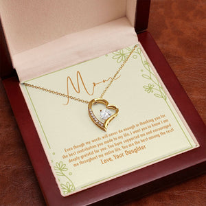 Great Contribution forever love gold pendant premium led mahogany wood box