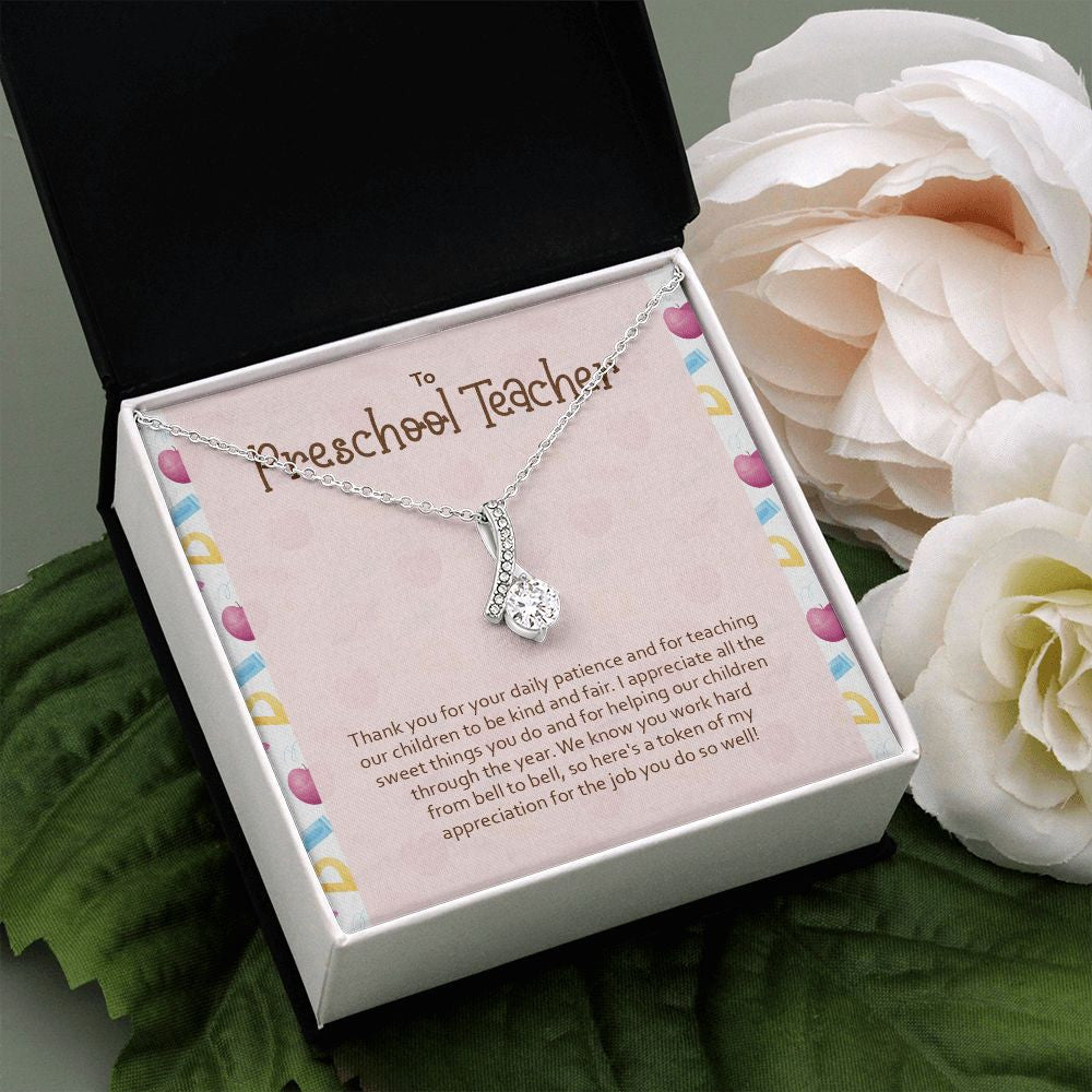 Teaching Our Children alluring beauty pendant white flower