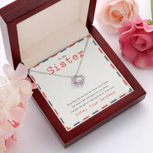 Load image into Gallery viewer, Close by heart love knot pendant luxury led box red flowers
