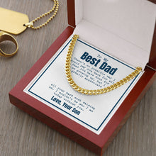 Load image into Gallery viewer, Hard work Raising Me cuban link chain gold luxury led box
