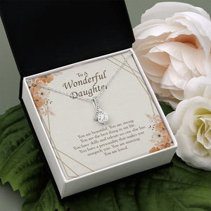 Best Thing In Life alluring beauty pendant white flower