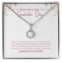 Load image into Gallery viewer, Happy Ending New Beginning eternal hope necklace front
