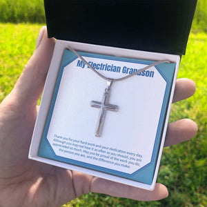 Be Proud Of Your Work stainless steel cross standard box on hand