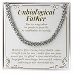 You Are A Treasure cuban link chain silver front