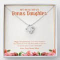 Best Wishes To You love knot necklace front