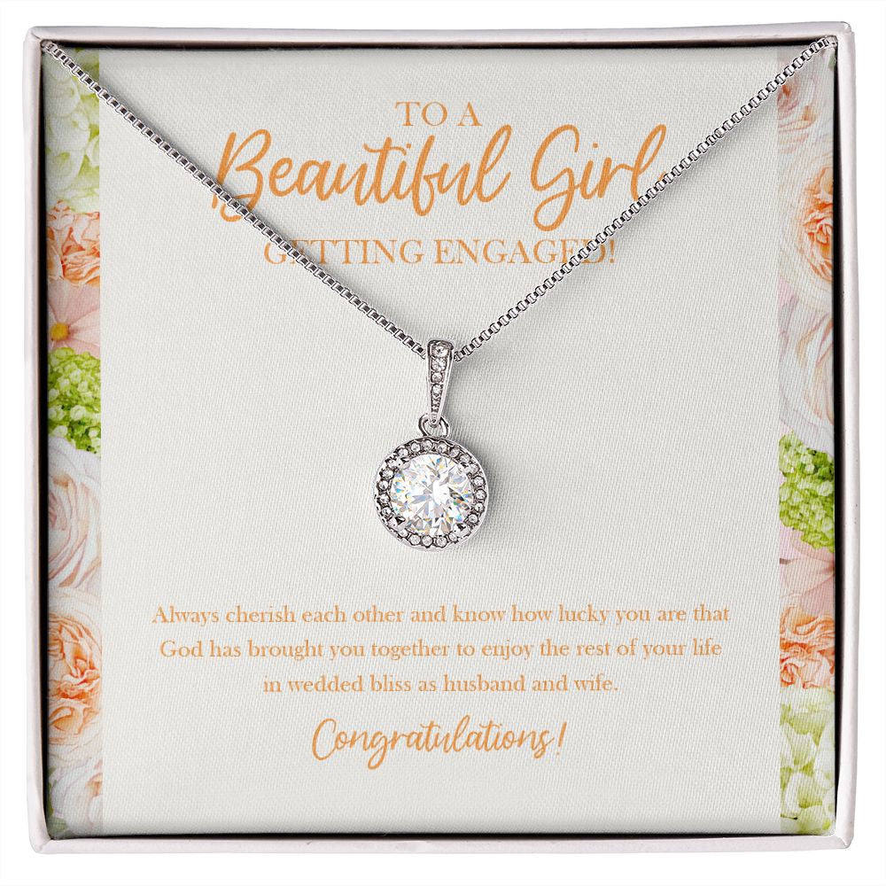 God Has Brought You Together eternal hope necklace front