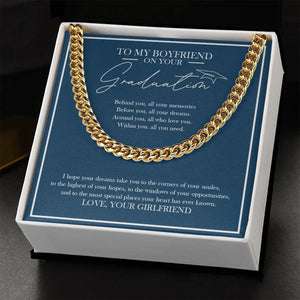 The Highest Of Your Hopes cuban link chain gold standard box