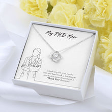 Load image into Gallery viewer, More Deserving Of Thank You love knot pendant yellow flower
