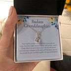 Feel Young And Carefree alluring beauty necklace in hand