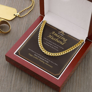 Midnight Or Mid-Day cuban link chain gold luxury led box