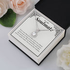 More Than Just A Mate eternal hope pendant yellow flower