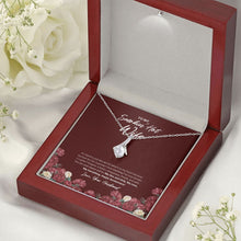 Load image into Gallery viewer, Greater Than Anything alluring beauty necklace premium led mahogany wood box

