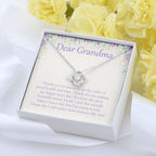 The Most Beautiful Mind love knot pendant yellow flower