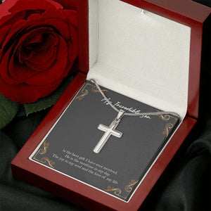 The Sunshine In My Day stainless steel cross luxury led box rose