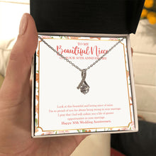 Load image into Gallery viewer, Beautiful And Loving alluring beauty necklace in hand
