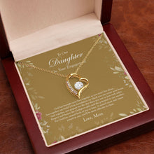 Load image into Gallery viewer, God Given Gifts forever love gold pendant premium led mahogany wood box
