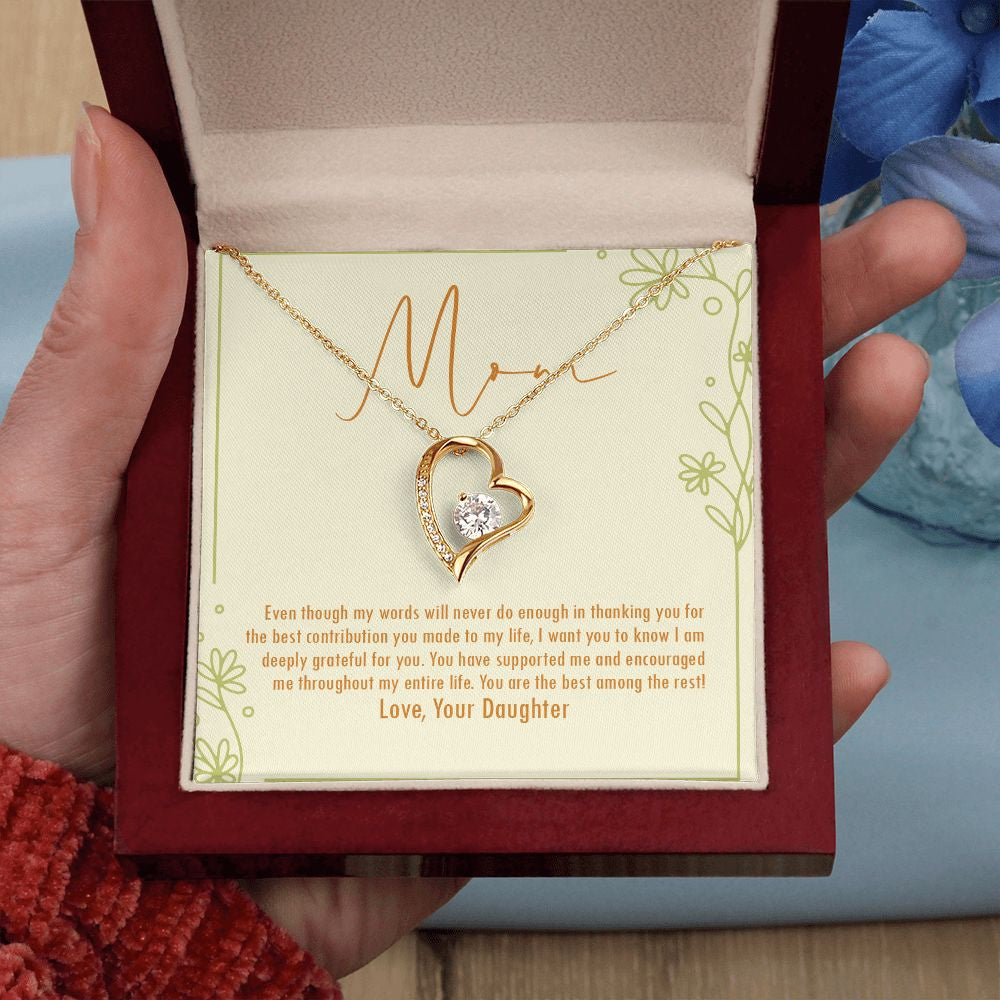 Great Contribution forever love gold pendant led luxury box in hand