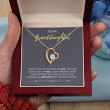 Load image into Gallery viewer, Gift Of You forever love gold pendant led luxury box in hand
