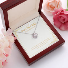 Load image into Gallery viewer, To Infinity And Beyond love knot pendant luxury led box red flowers
