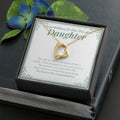 Destined For Great Things forever love gold necklace front