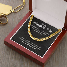 Load image into Gallery viewer, Stability in my Life cuban link chain gold luxury led box
