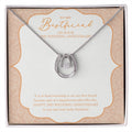 Heart-Warming horseshoe necklace front