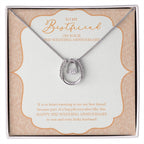Heart-Warming horseshoe necklace front