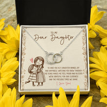 Load image into Gallery viewer, Make it through anything double circle pendant yellow flower
