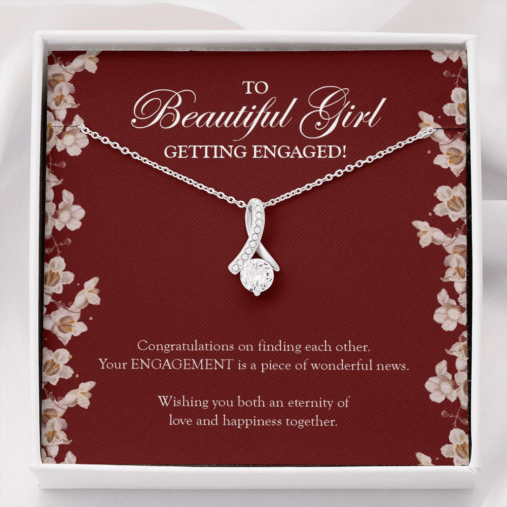 Eternity Of Love alluring beauty necklace front