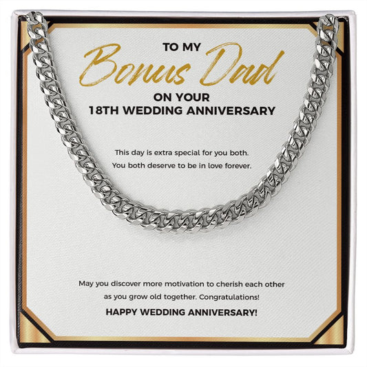 Discover More Motivation cuban link chain silver front