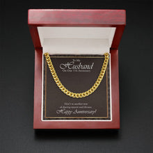 Load image into Gallery viewer, Share Sunsets And Dreams cuban link chain gold mahogany box led
