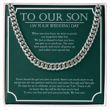 Load image into Gallery viewer, You&#39;re Soul Mates cuban link chain silver front
