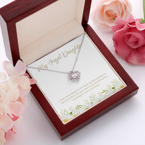 Your Sweet Smile love knot pendant luxury led box red flowers