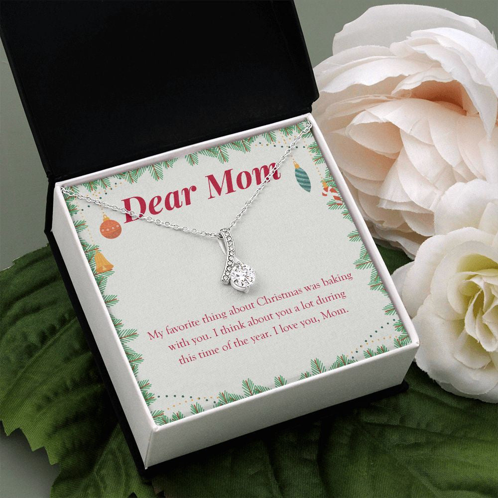 Baking With You alluring beauty pendant white flower