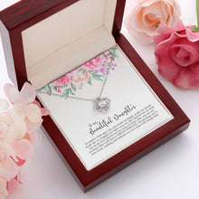Load image into Gallery viewer, Friend Forever love knot pendant luxury led box red flowers
