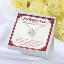 Load image into Gallery viewer, I Knew The Moment love knot pendant yellow flower
