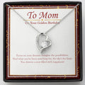 Focus On Your Dreams forever love silver necklace front