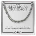 More Badass cuban link chain silver front