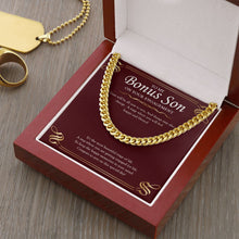 Load image into Gallery viewer, Happy And Blessed cuban link chain gold luxury led box
