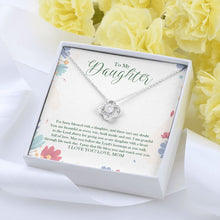 Load image into Gallery viewer, Full of Love love knot pendant yellow flower
