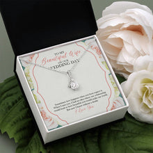 Load image into Gallery viewer, Without A Doubt, I Love you alluring beauty pendant white flower
