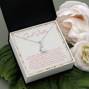 Each Other To Depend alluring beauty pendant white flower