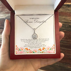 Like Body And Soul eternal hope necklace luxury led box hand holding